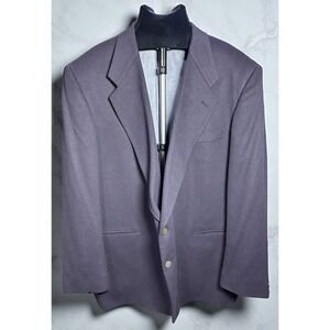 Vtg Monsieur Givenchy Pure Mongolian Cashmere Men's Blazer XL-XXL Luxury Jacket